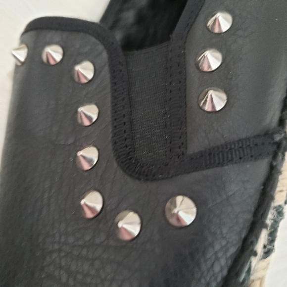 ASH Italia Zest Spiky Studded Espadrilles Size 37 - Picture 7 of 16